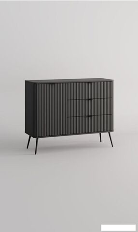 Тумба Arvento Rondo 1D3S (графит/дарк грей)