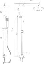 Душевая система Ledeme L2416 Душевая система Ledeme L2416