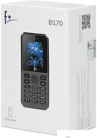 Мобильный телефон F+ B170 (черный)