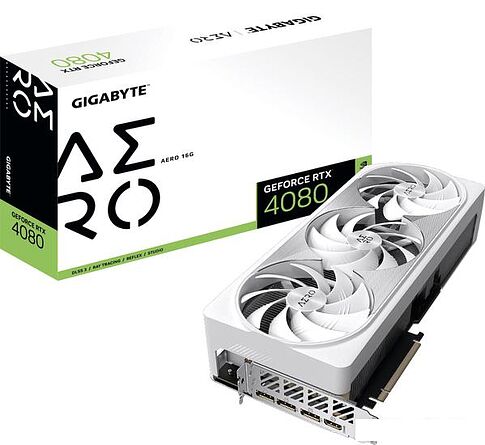 Видеокарта Gigabyte GeForce RTX 4080 16GB Aero GV-N4080AERO-16GD