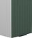 Шкаф навесной Arvento Корнелия Анта-плюс ВШ40 (зеленый софт)