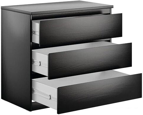 Комод Mio Tesoro Мальта 3 ящика 80x76 2.05.02.040.5 (дуб венге)