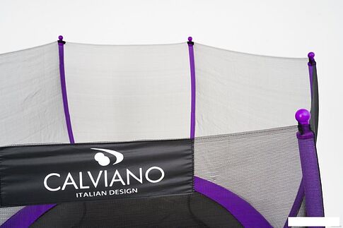 Батут Calviano Outside Master Purple 312 см - 10ft (внешняя сетка, с лестницей)