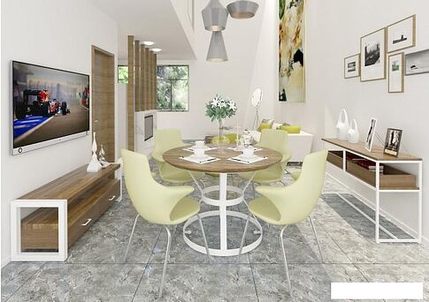 Тумба Millwood Нeo Лофт TVS-1 (дуб табачный craft ЛДСП/металл черный)