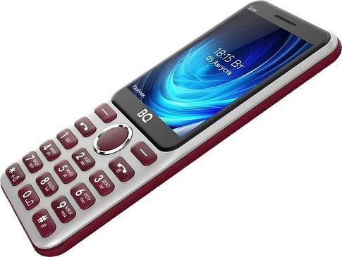 Кнопочный телефон BQ BQ-2833 Slim (бордовый)