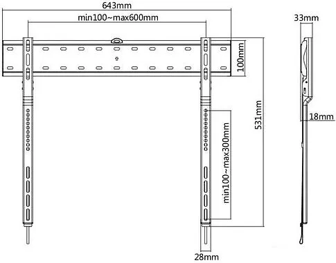 Кронштейн SBOX PLB-7036F