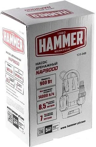 Дренажный насос Hammer NAP900D