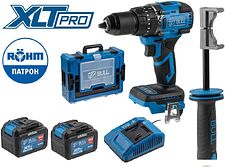 Ударная дрель-шуруповерт Bull SR 1806 R-series Xcase XLTpro 2329060 (с 2-мя АКБ, кейс)
