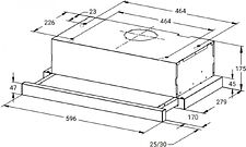 Кухонная вытяжка Weissgauff TEL 600 White Glass