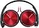 Наушники с микрофоном Sony MDR-ZX310AP (красный)