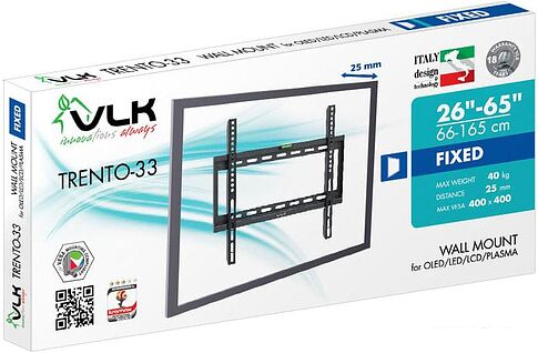 Кронштейн VLK TRENTO-33 (черный)