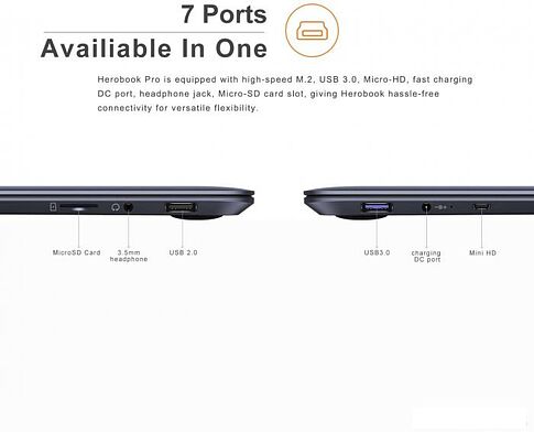 Ноутбук Chuwi HeroBook Pro CWI514-CN8N2N1HDMXX