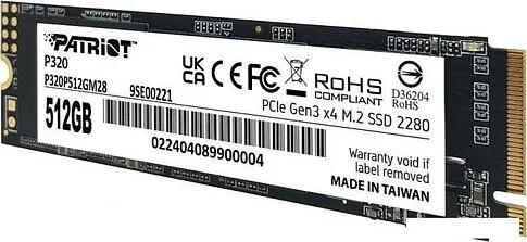 SSD Patriot P320 512GB P320P512GM28