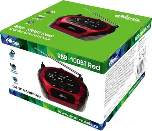 Портативная аудиосистема Ritmix RBB-100BT