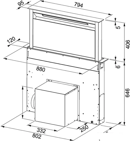 Кухонная вытяжка Franke FDW 908 IB XS 110.0365.588