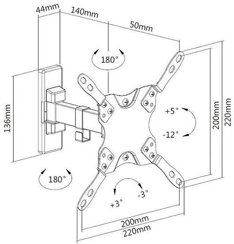 Кронштейн Ultramounts UM864B