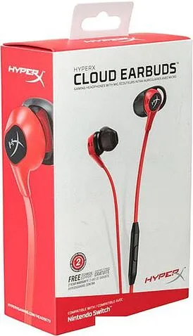Наушники с микрофоном HyperX Cloud Earbuds