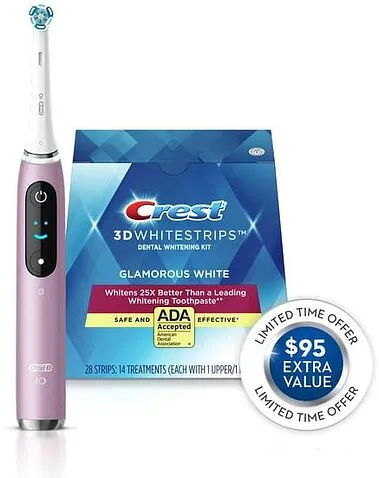 Электрическая зубная щетка Oral-B iO 9 (розовый, 4 насадки)