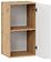Шкаф навесной Трия Тиана 1В4 (дуб крафт золотой/белый супермат)