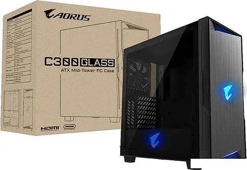 Корпус Gigabyte Aorus C300 Glass