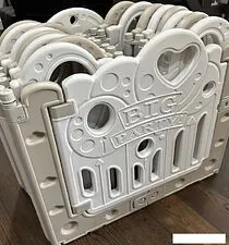 Игровой манеж Yooking Big Party 174x174 (белый/серый)