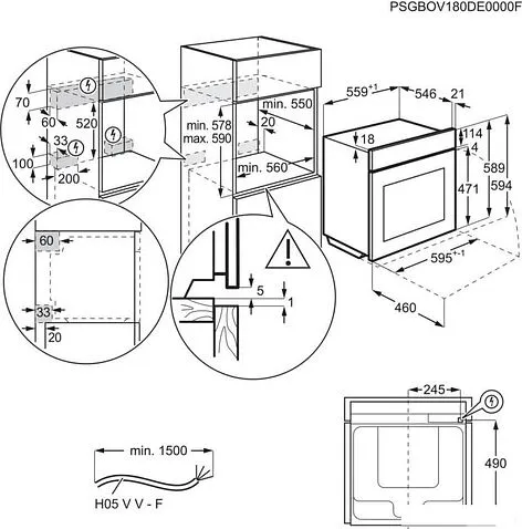 Электрический духовой шкаф Electrolux EOE8P39WX
