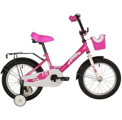 Детский велосипед Foxx Simple 16 2021 (розовый)