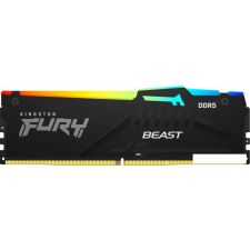 Оперативная память Kingston FURY Beast RGB 16ГБ DDR5 6400 МГц KF564C32BBEA-16