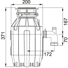 Измельчитель пищевых отходов Franke Turbo Elite TE-75 134.0535.241