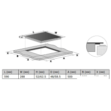 Варочная панель Weissgauff HVF 32 B