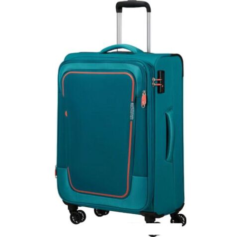 Чемодан-спиннер American Tourister Pulsonic Stone Teal 68 см