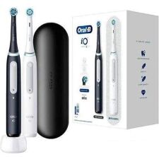 Комплект зубных щеток Oral-B iO Series 4 Duo (черный/белый)