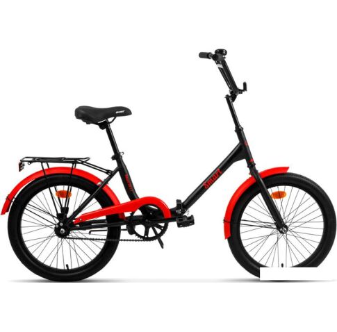 Велосипед AIST Smart 20 1.1 2023 (черный/красный)