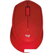 Мышь Logitech M331 Silent Plus (красный)