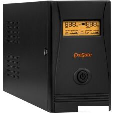 Источник бесперебойного питания ExeGate SpecialPro Smart LLB-600.LCD.AVR.EURO.RJ.USB