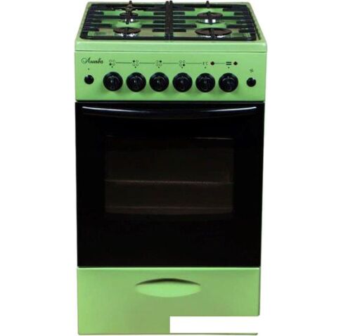 Кухонная плита Лысьва ЭГ 401 МС-2у (без крышки, решетка чугун, зеленый)