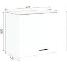 Шкаф навесной Кортекс-мебель Корнелия Экстра ВШГ50-1г-360 (дуб сонома)