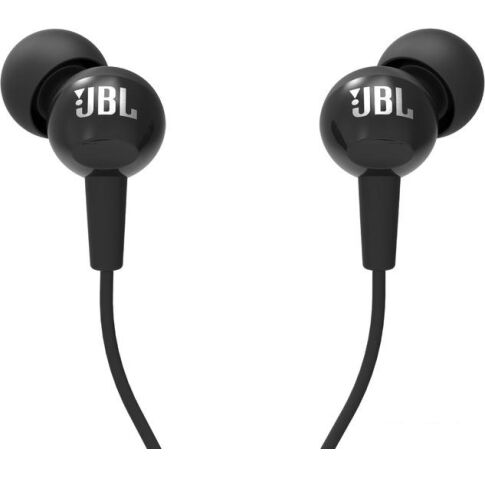 Наушники с микрофоном JBL C100SIU [JBLC100SIUBLK]