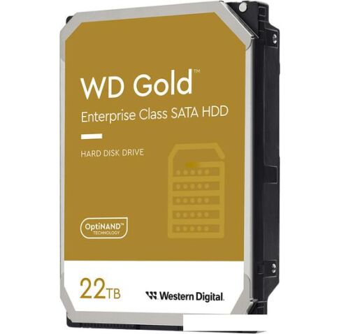 Жесткий диск WD Gold 22TB WD221KRYZ