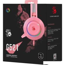 Наушники A4Tech Bloody G521 (розовый)