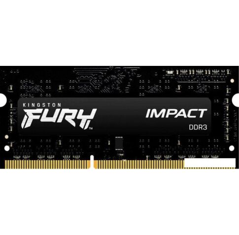Оперативная память Kingston FURY Impact 4GB DDR3 SODIMM PC3-14900 KF318LS11IB/4