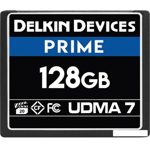 Карта памяти Delkin Devices Prime CF UDMA 7 128GB