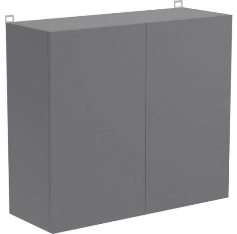 Шкаф навесной Артём-Мебель Мэри 800мм СН-114.205 (серый графит)