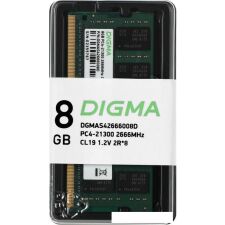 Оперативная память Digma 8ГБ DDR4 SODIMM 2666 МГц DGMAS42666008D