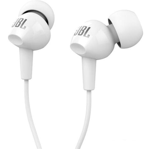 Наушники с микрофоном JBL C100SIU [JBLC100SIUWHT]