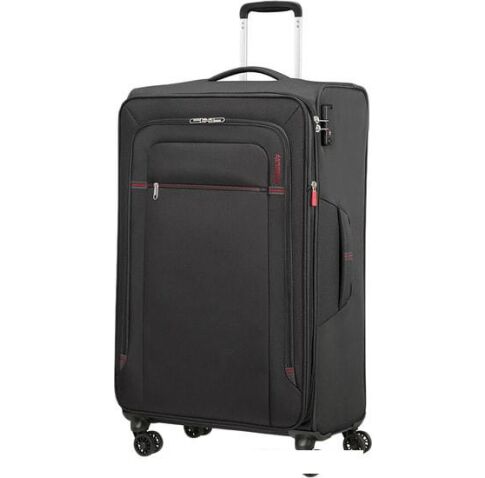 Чемодан-спиннер American Tourister Crosstrack Grey/Red 79 см