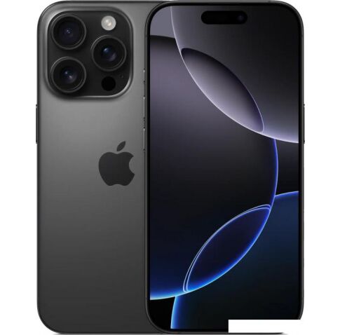 Смартфон Apple iPhone 16 Pro 256GB (черный титан)