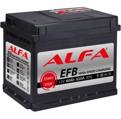 Автомобильный аккумулятор Alfa Battery EFB R ALefb 60.0 Low (60 А/ч)