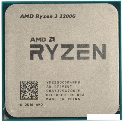 Процессор AMD Ryzen 3 2200G