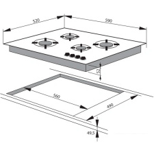 Варочная панель Hansa BHGI611391